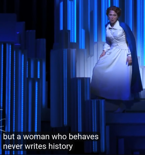 A Woman Who Behaves Never Writes History
