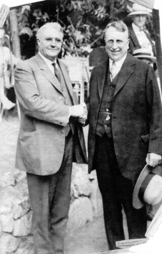 Harry Chandler and W.R. Hearst, 1930