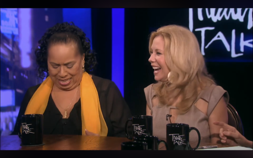 Kathy Laughing About Writing Naked Men into Script