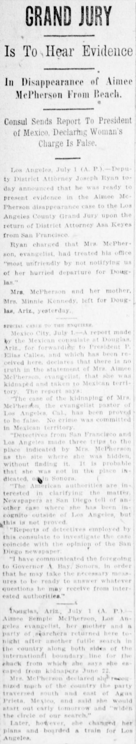 "Grand Jury," The Cincinnati EnquirerFri, Jul 02, 1926 ·Page 14